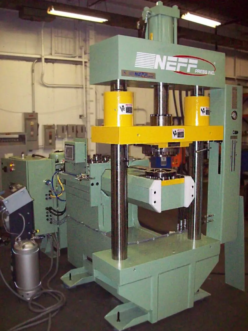 A machine that is sitting in the middle of a room.