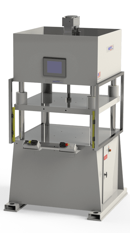 Neff Press E-Series 4-post electric servo hydraulic press - 15 ton capacity model