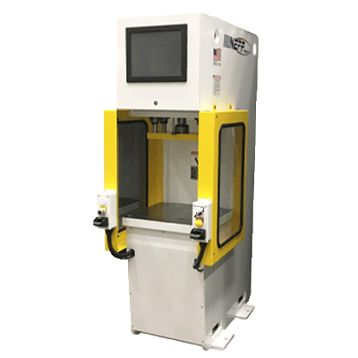 Neff Press electric servo C-frame press in a clean room configuration