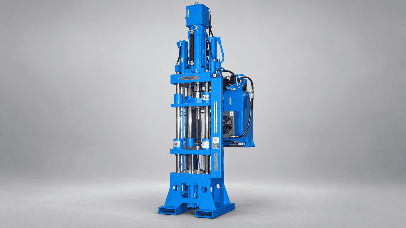 Guarded tooling area on a Neff explosion-proof press